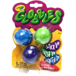 Crayola Globbles 3 Per Pkg Assorted Colors