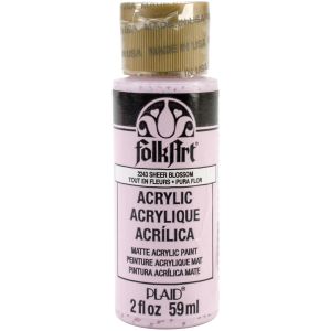 FolkArt Acrylic Paint 2oz Sheer Blossom