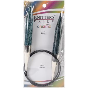 Knitter's Pride Dreamz Fixed Circular Needles 32inch Size 19/15mm