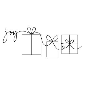 Memory Box Cling Stamp Presents Of Joy