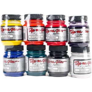 Jacquard Dye-Na-Flow Liquid Acrylic Color 2.25oz 8 Per Pkg -Assorted