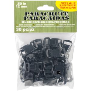 Parachute Cord Buckles 12mm 30 Per Pkg 