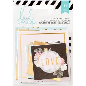 Heidi Swapp Memory Planner Pocket Cards 24 Per Pkg - 