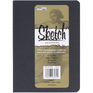 Pro Art Softcover Sketch Journal 4 inch X6 inch Blue