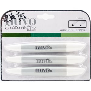 Nuvo Creative Pen Collection Woodland Greens