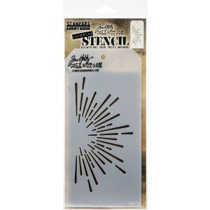 Tim Holtz Layered Stencil 4.125inchX8.5inch Burst