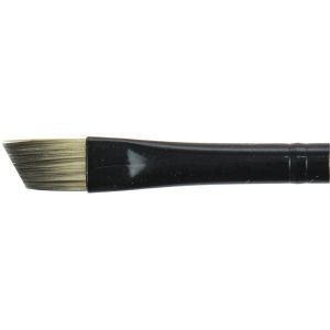 Black Silver Short Handle Brush Angle Size 1 3