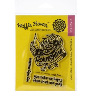 Waffle Flower Crafts Clear Stamps 3 inch X4 inch My Sunshine