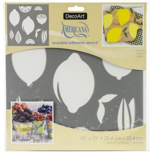 Americana Adhesive Stencil 10