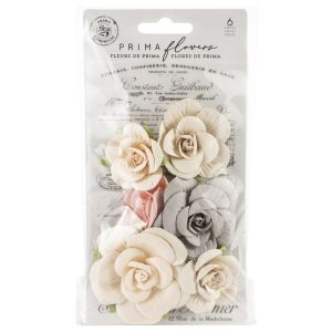 Prima Marketing Mulberry Paper Flowers Wander Spring Farmhouse 6 Per Pkg