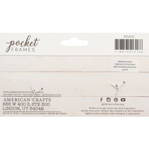 American Crafts Pocket Frames Laser Cut Words Home