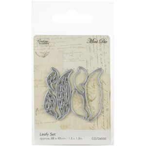 Couture Creations Butterfly Garden Mini Cutting Die Leafy 1.8 inch X1.8 inch 