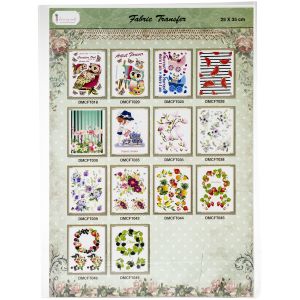 Dress My Craft Fabric Transfer Sheet 24X34cm-Pansi