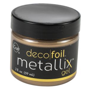 Deco Foil Metallix Gel 2Oz Aged Copper