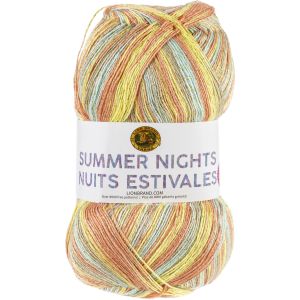 Lion Brand Yarn Summer Nights Bonus Bundle Sunset 1 pack of 1 Skein
