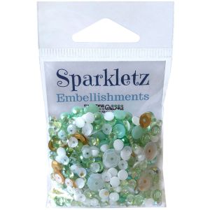 Sparkletz Embellishment Pack 10g-Coconut Palms
