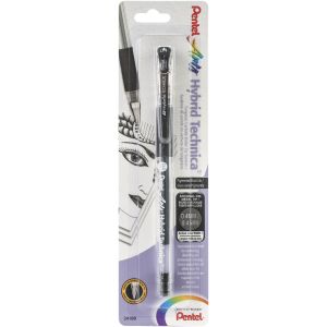 Pentel Hybrid Technica Liquid Gel Pen .4Mm 1 Per Pkg