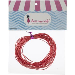 Dress My Crafts Satin Ribbon Twine 3m Red