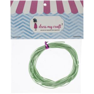 Dress My Crafts Satin Ribbon Twine 3m Green
