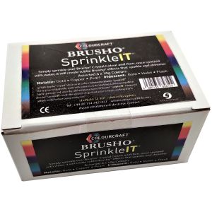 Brusho SprinkleIT 10g Set 6 Per Pkg Assorted Colors