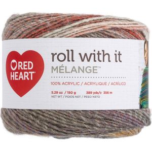 Red Heart Yarn Roll With It Melange Theater 1 pack of 1 Skein