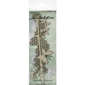 Scrapaholics Laser Cut Chipboard 1.8Mm Thick Butterfly Medley 7.5 inch X2.75 inch 