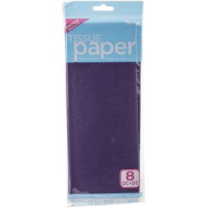 Tissue Paper 20 inch x26 inch 8 Per Pkg Violet