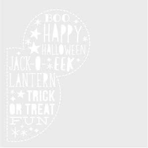 Simple Stories Say Cheese Halloween Stencil 6 inch X6 inch 