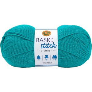 Lion Brand Yarn Basic Stitch Premium Tourmaline 1 pack 1 Skein