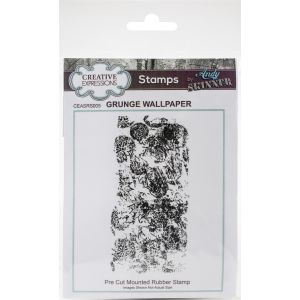 Creative Expressions Rubber Stamp By Andy Skinner Grunge Wallpaper