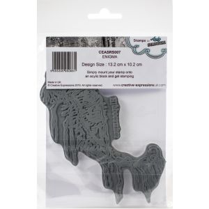 Creative Expressions Rubber Stamp By Andy Skinner Seahorse