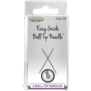 Sullivan s Easy Guide Ball Tip Needles 2 Per Pkg Size 28 34mm