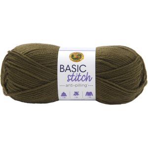 Lion Brand Yarn Basic Stitch Anti Pilling Olive 1 pack of 1 Skein
