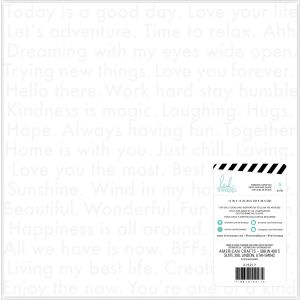 Heidi Swapp Honey and Spice Specialty Paper 12 inch X12 inch Embossed Cardstock