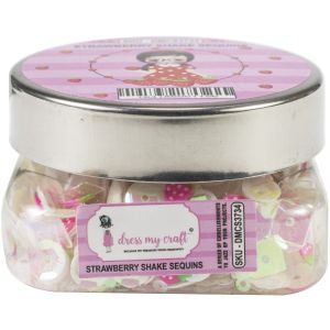 Dress My Craft Sequins 25gms Strawberry Shake