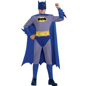 Batman The Brave And The Bold Batman Costume With Mask And Cape Medium