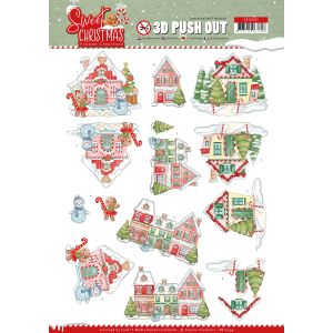 Find It Trading Yvonne Creations Punchout Sheet Sweet Houses Sweet Christmas