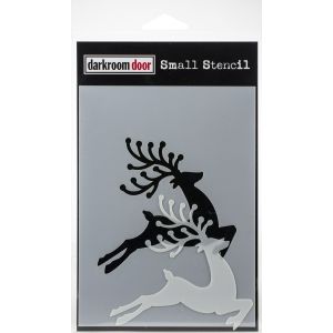 Darkroom Door Stencil 4.5 inch X6 inch Reindeer Set 