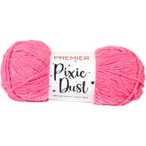 Premier Yarns Pixie Dust Yarn Pink Punch 1 pack 1 Skein