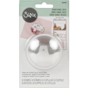 Sizzix Making Essentials Shaker Domes-Circle 2 inch 8 Per Pkg 