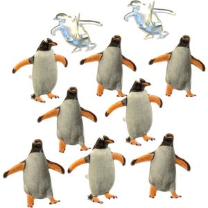 Eyelet Outlet Shape Brads 12 Per Pkg -Penguin