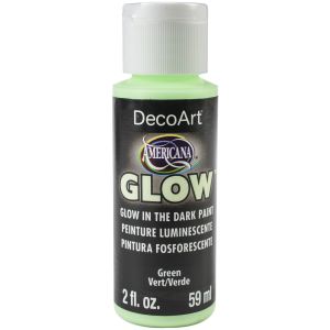 Americana Glow In The Dark Paint 2ozGreen