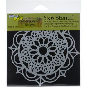 Crafter s Workshop Template 6 inch X6 inch Leaf Emblem