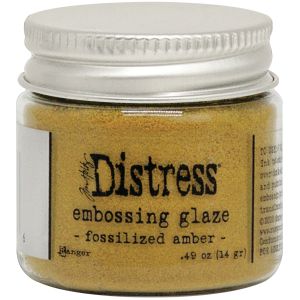 Tim Holtz Distress Embossing Glaze Fossilized Amber 1 pack of 1 piece