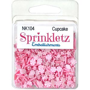 Buttons Galore Sprinkletz Embellishments 12g-Cupca
