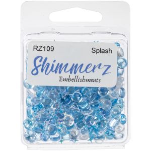 Buttons Galore Shimmerz Embellishments 18g-Splash