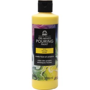 Folkart Pouring Paint 8oz Yellow