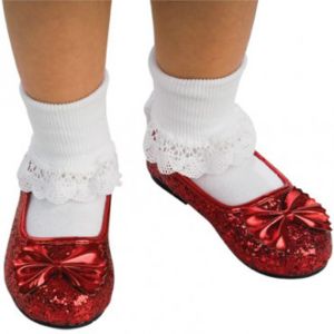 Wizard Of Dorothy Deluxe Ruby Red Costume Shoes Item ID 102125