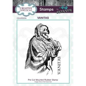 Creative Expressions Rubber Stamp By Andy Skinner Vanitas