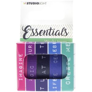 Studio Light Essentials Washi Tape-NR. 09 5 Per Pkg 